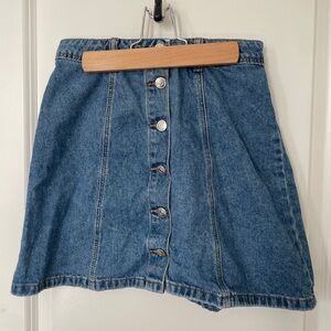 Blue H&M Divided jean skirt!